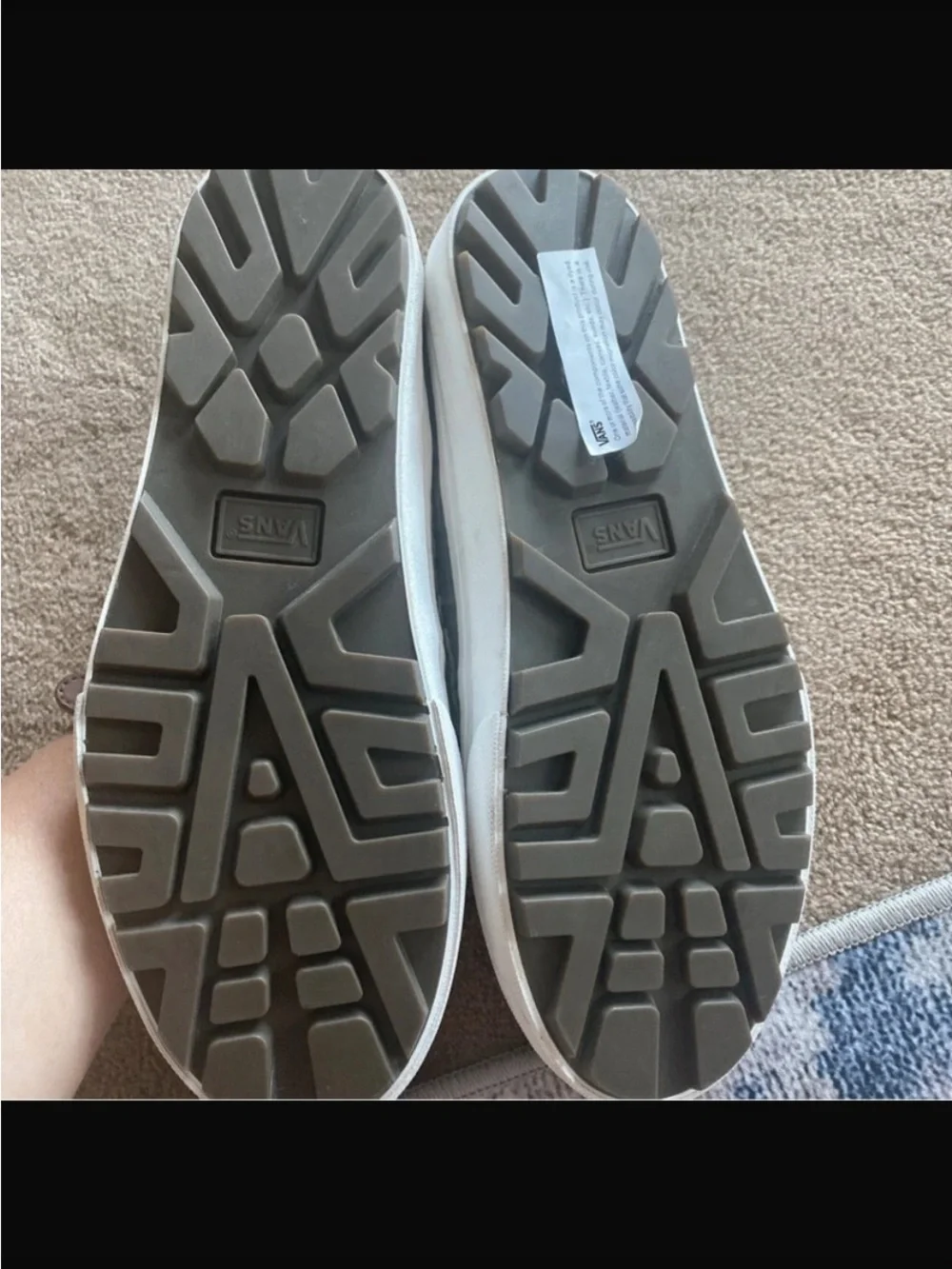 Vans Men's Light Gray Suede Penny Slip-On Loafers